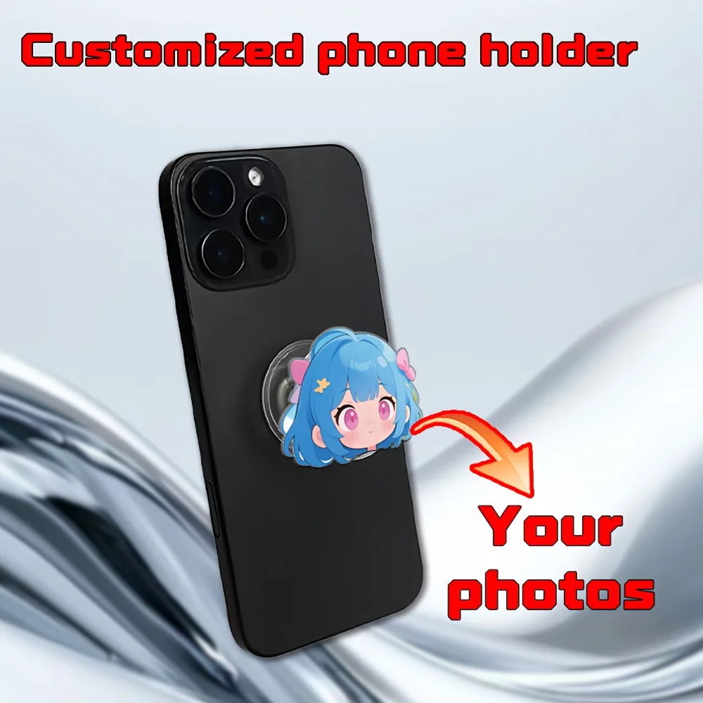 Custom Acrylic Phone Stands - Personalized with Your Favorite Photos and Patterns