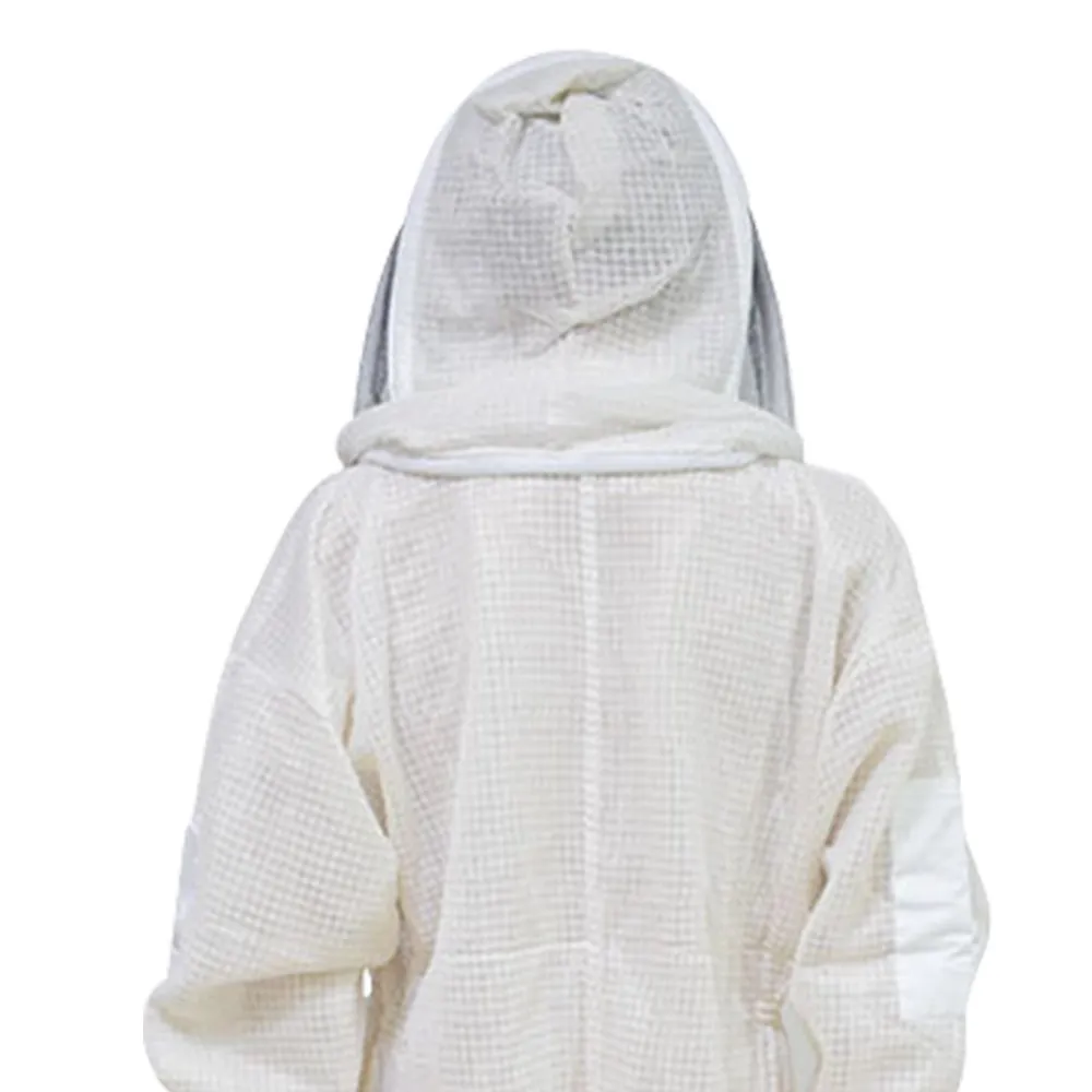 Professional Beekeeping Suit, 3 Layers Ventilate Fabric Beekeepers, Full Body Beekeeping Clothing, Bee Protection, Safety Veil H