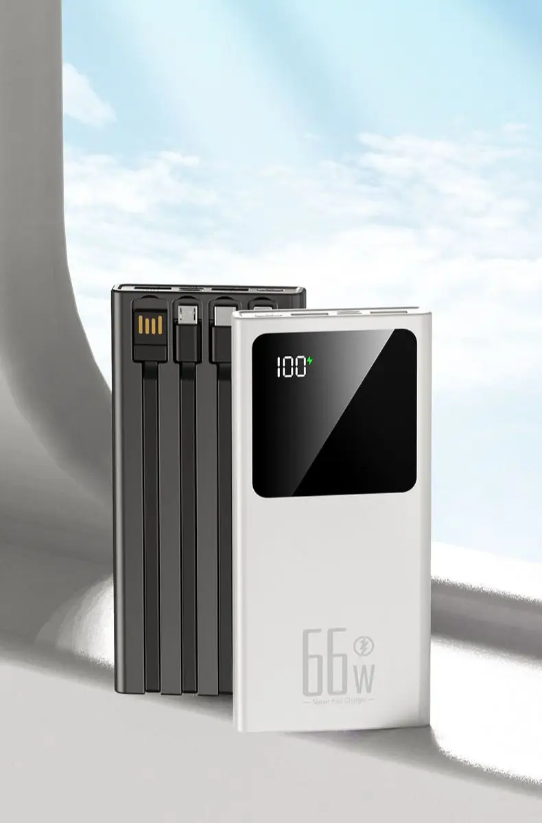 VEGER Batterie Externe 30000mAh Batterie Portable Charge Rapide PD 20W Max  Power Bank USB C avec 4 Sorties et 2 Entrées pour iPhone 13 12 Samsung S21  S20 S22 Huawei Xiaomi en