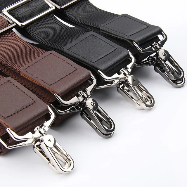 Nylon & Leather Crossbody Straps