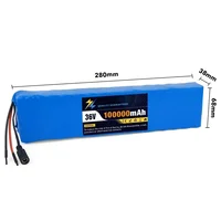 10S3P 36V 100Ah 18650 batterie au Lithium Rechargeable 1000W puissance modifiée vélo scooter électrique véhicule avec BMS 3