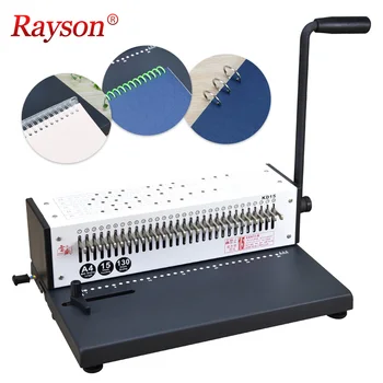 Rayson Factory 30 Holes Loose-Leaf Punching Binding Machine KD15 A4/B5/A5 Hole Puncher Portable, For Office, School, Business