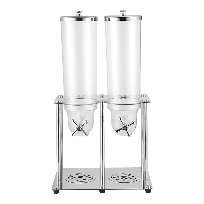 

Stainless steel solid wood cereal dispenser, cereal dispenser, grain storage tank, hotel candy dispenser