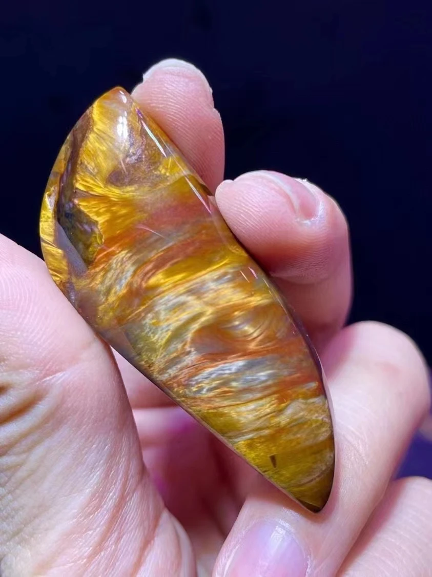 

Подвеска из натурального синего пьестерсита, 54,2/21,7/7,8 мм