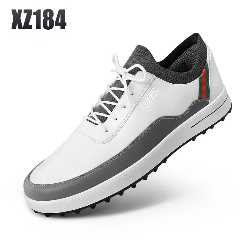 PGM Men Golf Shoes Waterproof Breathable Slip Resistant Outdoor Brogue Style Golf Shoes