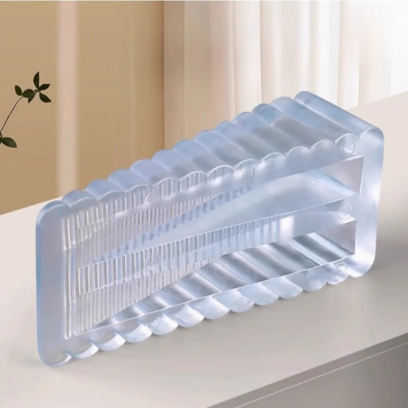 Door Stopper Silicone Door Stopper Silicone Door Stop Wedge: Reusable, Shock-Absorbent Safety Stoppers for Home and Offices, Ensures Anti-Collision Protections