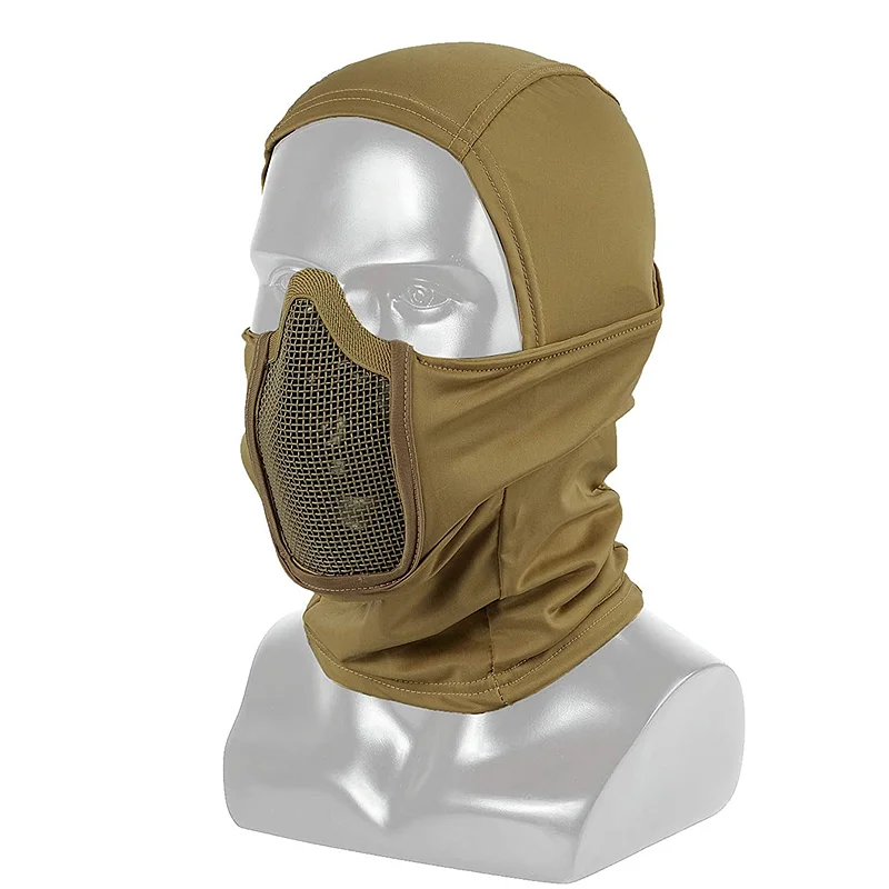 Máscara De Proteção ATAIRSOFT - Airsoft Com Grade Metálica