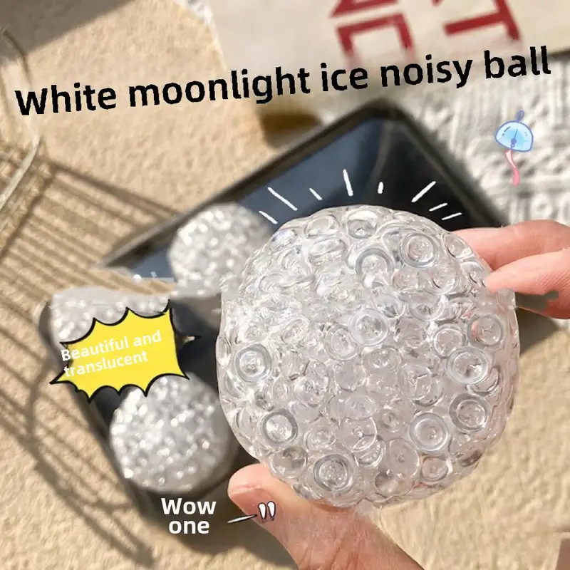 Squishy Balls Ice Beads Stress Relief Toy Super Soft Sensory Fidget Toys for Kids Adults Anxiety Relaxation Squeeze Gift - Image 4