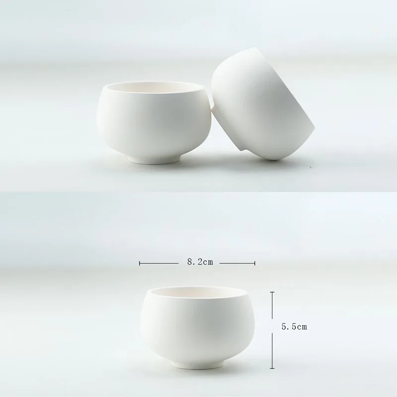 Ceramic Plain Cup Ceramic Mug Pottery Bar Teaching Manual DIY Material Color Painting Semi-finished Water Cup ZD836