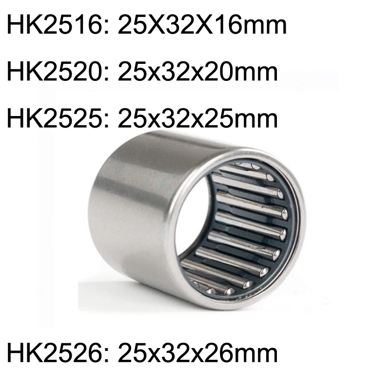 4PCS HK2526 25x32x26 Needle Bearings 25x32x26 25x32x25 25x32x20 25X32X16 MM TLA2526Z RHNA253226 HK2516 HK2520 HK2525