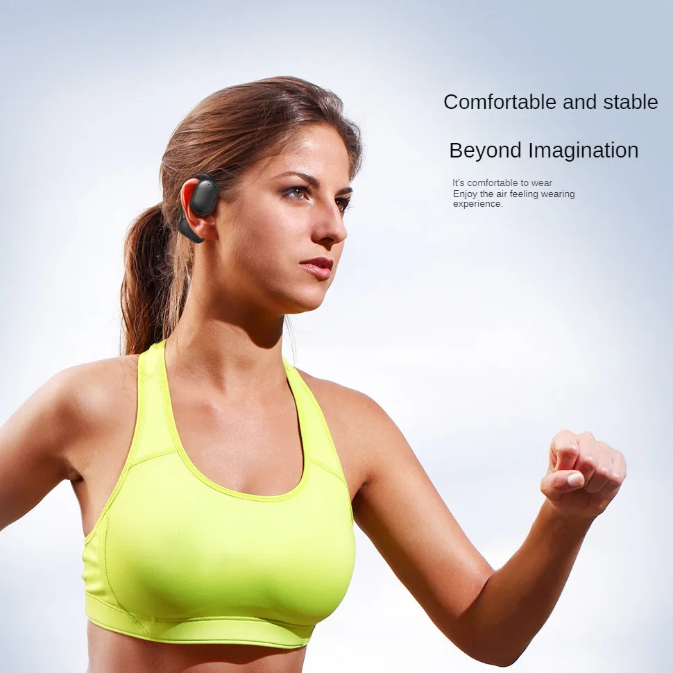 Wireless Bone Conduction Digital Bluetooth Earbuds Wireless Cancellation Noise Ear Mounted Sports Business Earphones Christmas