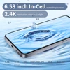 Cwowdefu S18, Smartphone Global Version Android 14, 6.58" Incell 2.4K Display, Unisoc T616, 16GB(8+8GB) 256GB, 48MP AI Cam , NFC 3