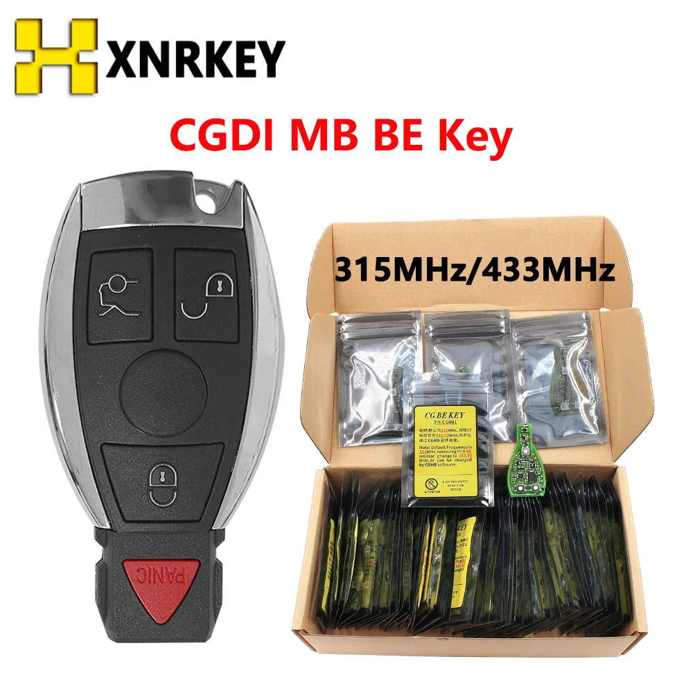 

XNRKEY оригинальный CGDI MB BE Key 315/433 МГц для Mercedes Benz работает с CGDI MB программатором, поддержка всех FBS3 и автоматического восстановления