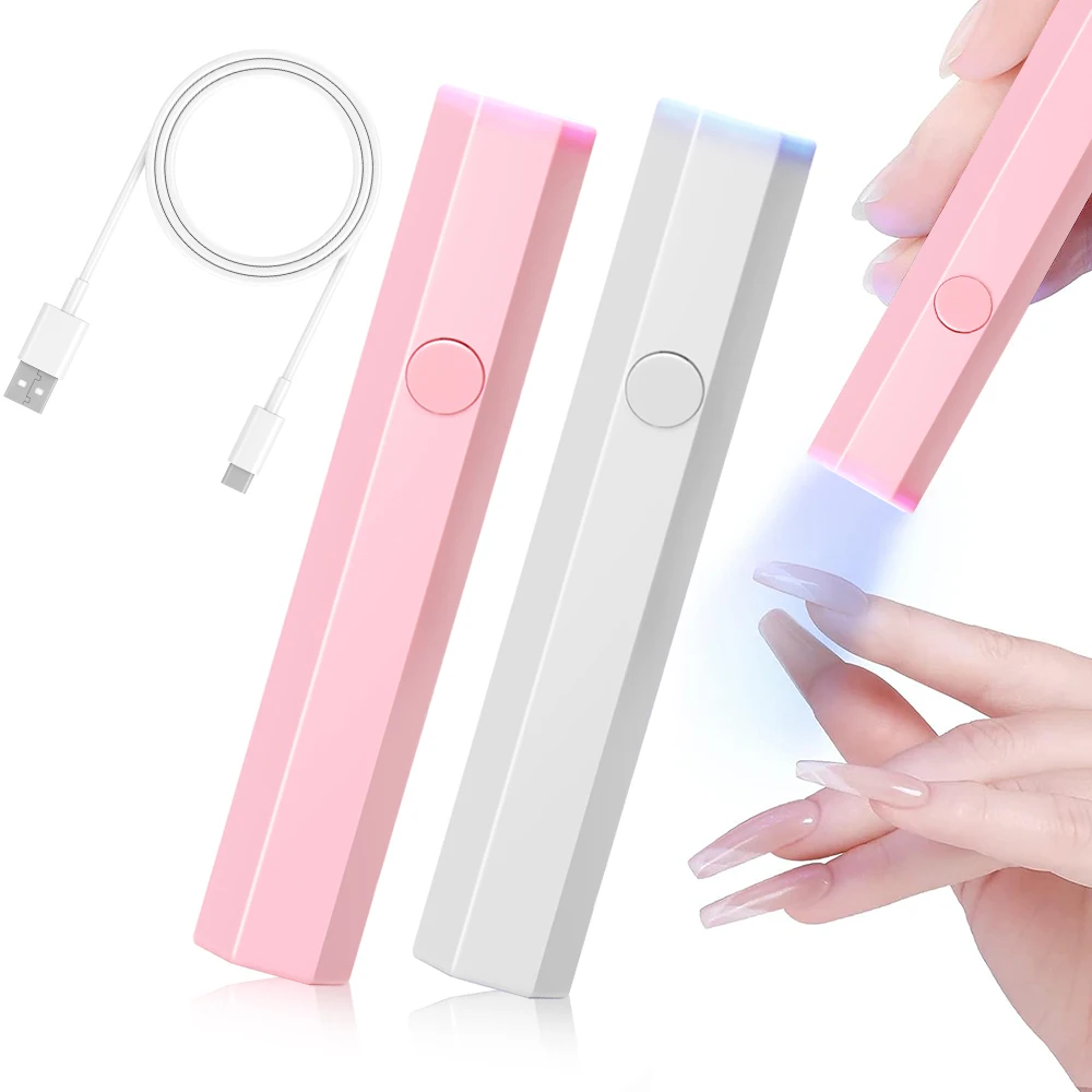 Compact USB Mini Nail Dryer for Gel Polish - Quick Dry UV LED Lamp