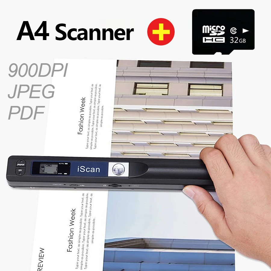 Iscan 900dpi Portable Scanners Portable Scanner Documents Pdf