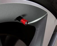 4Pcs Car Wheel Tire Valve Caps Cover Car Wheel Tire Stem Air Valve Caps for Tesla Model 3 Model S Model X Model Y Roadster WYE 6