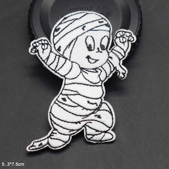 Patch d'Halloween pour Fille et Garçon, Jolis Vêtements à Repasser sur  Grille Brodée, la Bonne