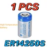 1PCS 150 Degrees Celsius High Temperature Lithium Battery ER14250S 3.6V 800mAh Replaces ER14250MR-145 14250 ER14250 1/2AA 1