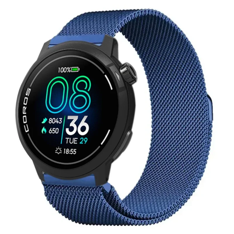 Sleek Metal Milanese Magnetic Bracelet for Smartwatches (20mm & 22mm)