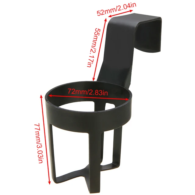 Portabicchiere Auto Per Sedile Posteriore - Appendibile, Regolabile, Multifunzione 16x9.2x10cm - Foto 8
