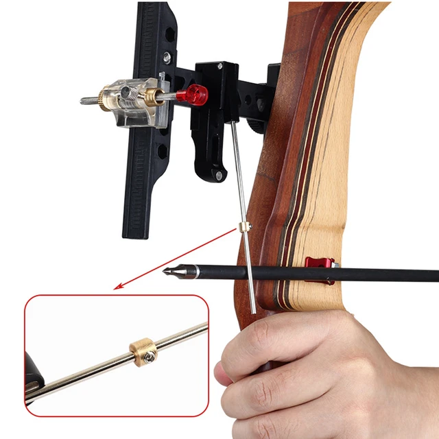 Support de flèche magnétique en alliage d'aluminium, aiguille en acier,  repose-flèche magnétique, arc Recurve réglable, accessoires de chasse, 1  pièce - AliExpress