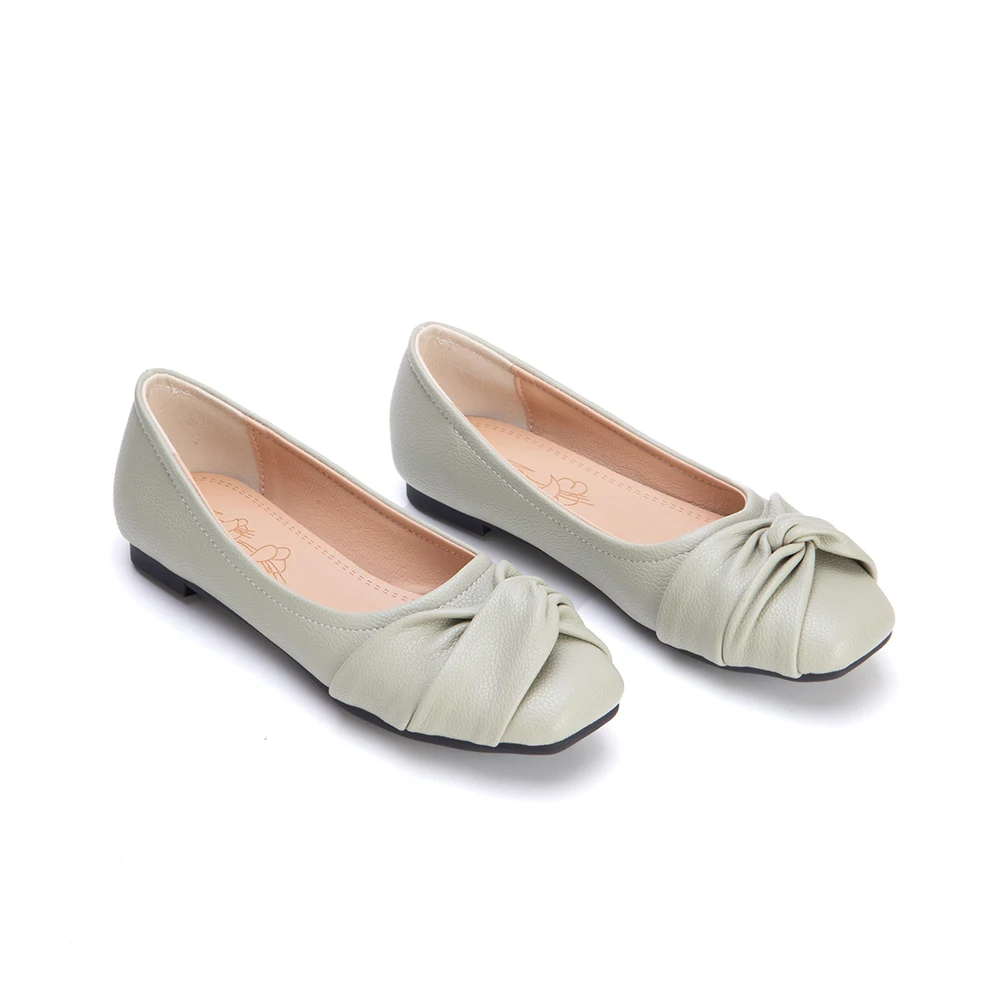 Bailarinas Manoletinas Primavera 2021 Camel Bailarinas Serraje