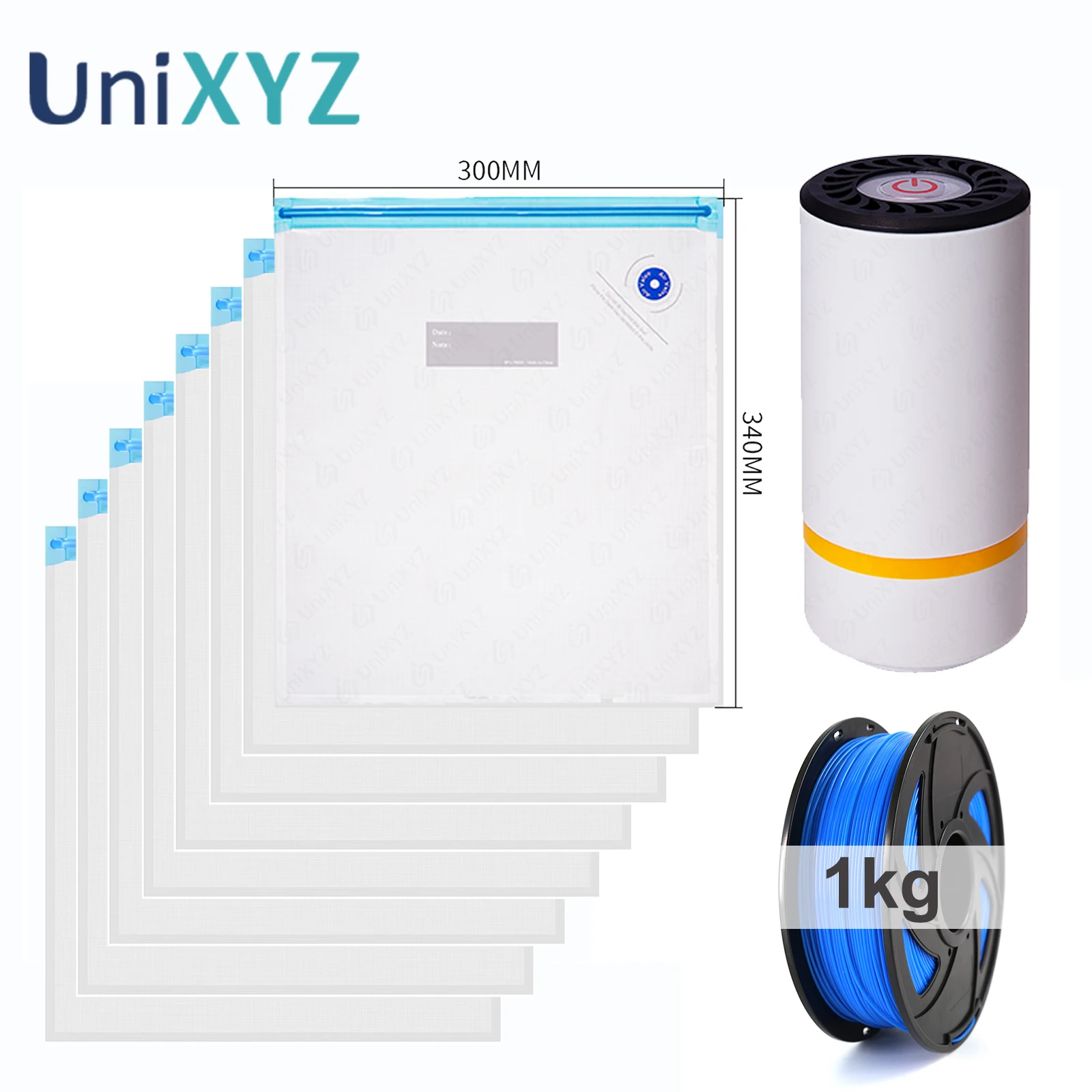 High-Quality Filament Storage Vacuum Bag Set for 3D Printing - Store 10-30 Bags, Keep Filament Dry & Humidity-Free, PLA ABS TPU Compatibility, Effective Moisture Resistance, Secure Safekeeping for Printer Parts, Convenient & Easy to Use