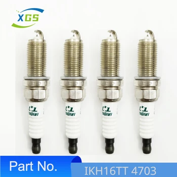 IKH16TT 4703 더블 이리듐 점화 플러그, 도요타 현대 소나타 하이랜더 크라이슬러 제네시 타나 300 닷지 IKH16TT-4703, 4 개/로트