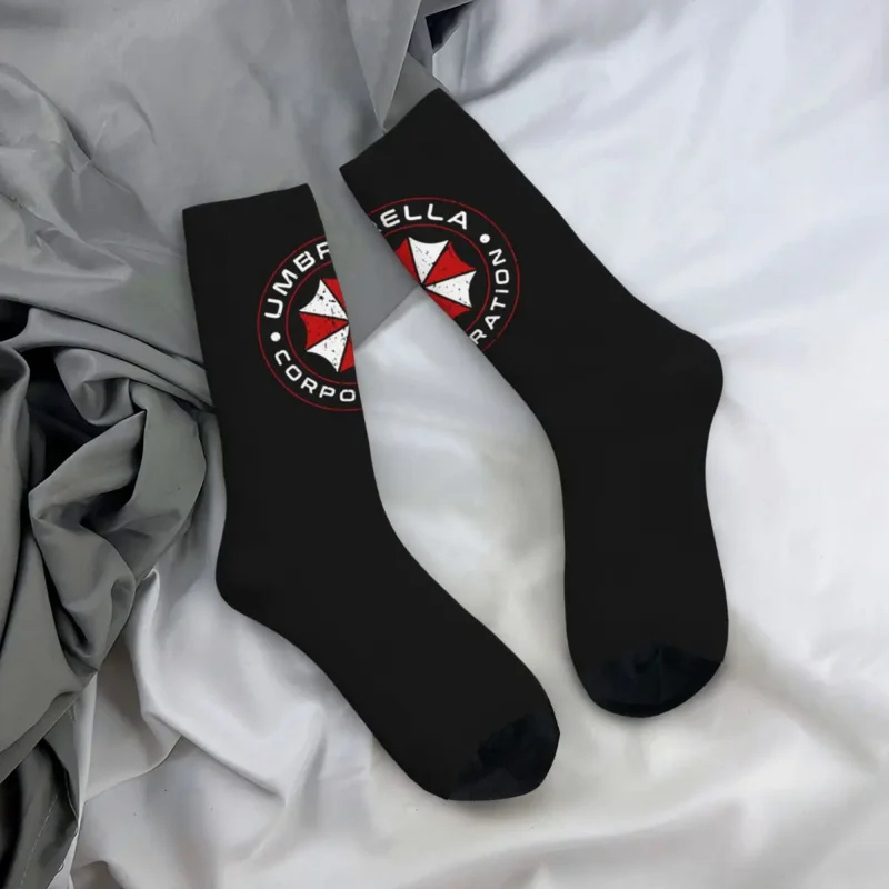 

Autumn Winter Crazy Design Unisex Umbrella Corporation Corp Socks Non-slip Sports Socks