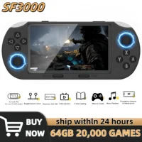 SF3000 Console de jeu vidéo Portable rétro 4.5 pouces écran IPS 3000mAh système Linux Portable lecteur de poche jeux classiques SF3500 1