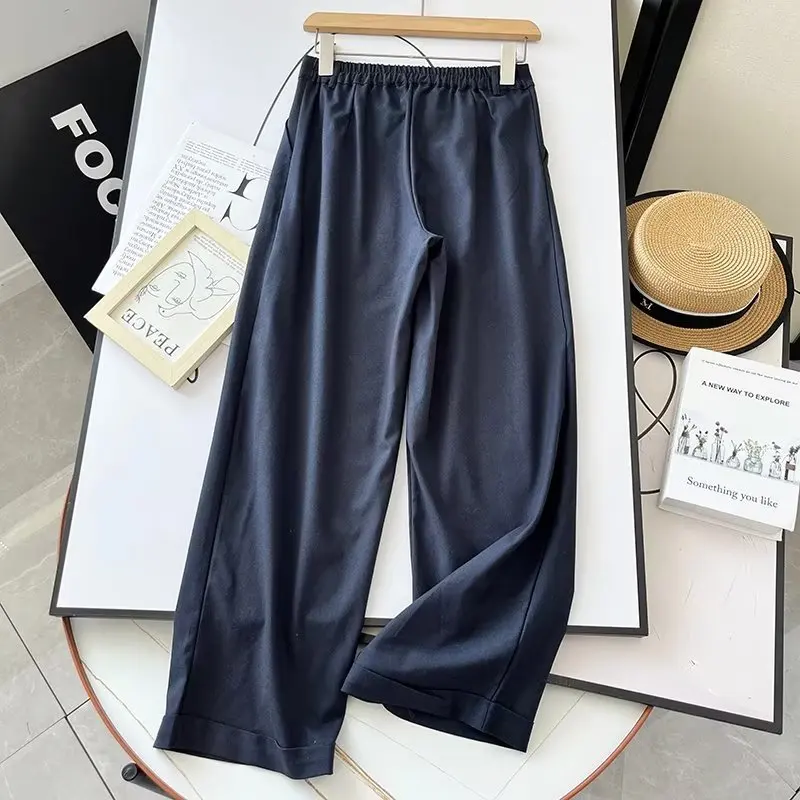 Dave&Di Country Style Retro Cotton Linen Casual Fashion Pants Ladies  Simple Loose Commuter Pants Women's Trousers