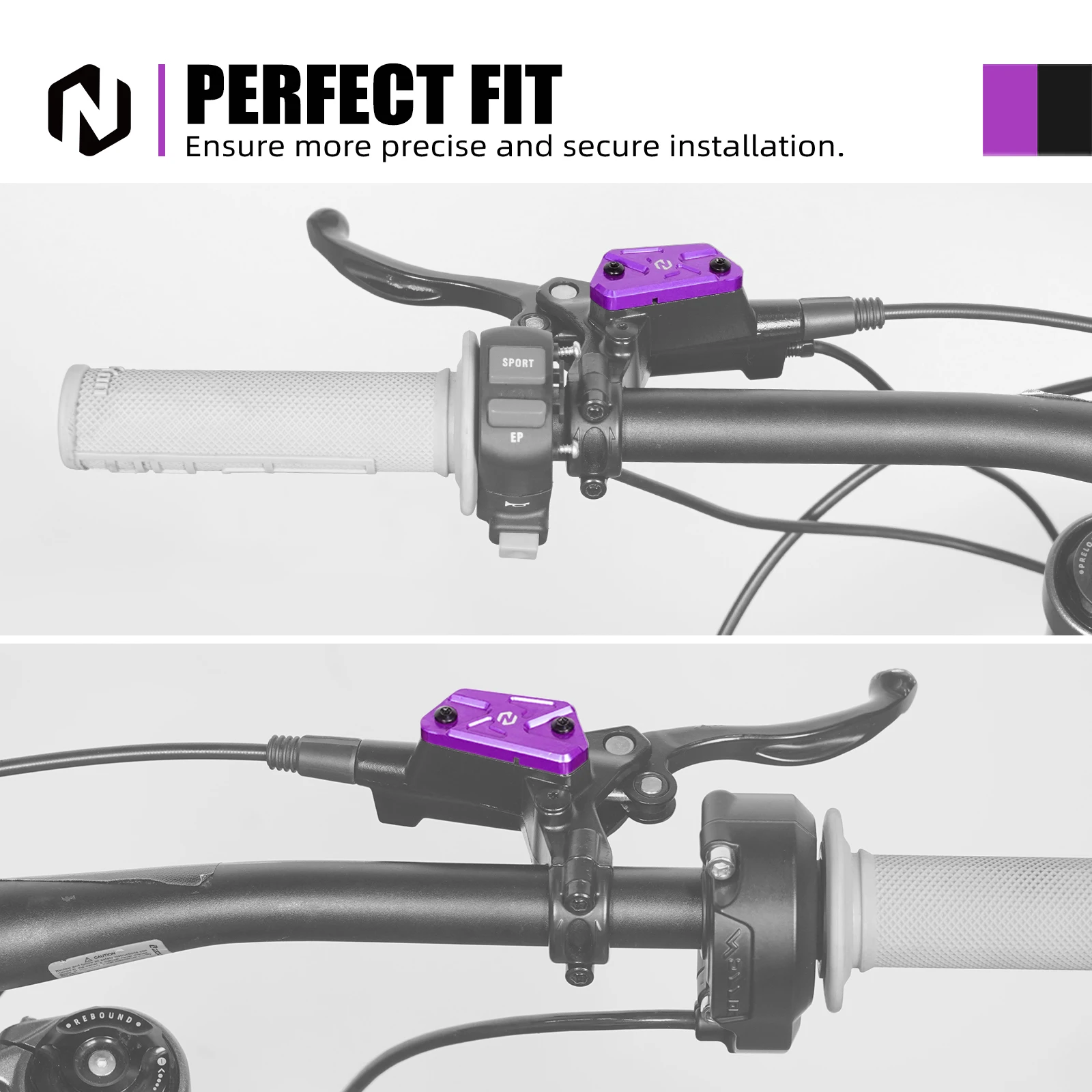 NICECNC Für Sur-Ron Light Bee X Surron Light Bee S L1E 2025 2024 Surron Ebike Vorne Hinten Bremshebel Bremse Resevoir Caps Kit – Detail 21
