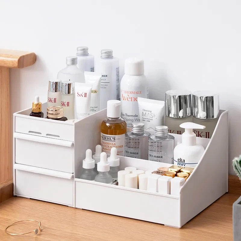 Cosmetic Storage Box Makeup Drawer Organizer Jewelry Nail Polish Makeup Container Desktop Sundries Storage