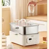 Buffet Food Warmer Stainless Steel Electric Steamer Household 16L Multi-function Steamer 1500W  Steam Cooker 5