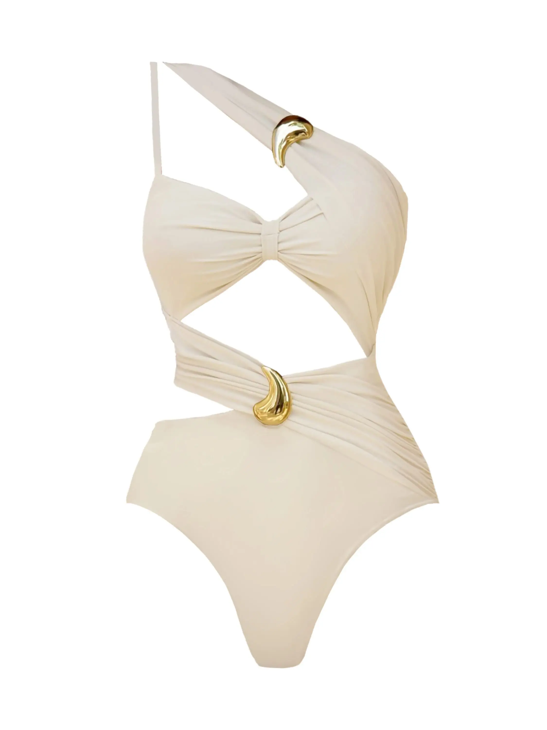 Cut Out Swimwear with Skirt Women Swimsuit V Neck Two Piece Set Casual Column Dress Summer Sexy Turtleneck Party Bathing Suit