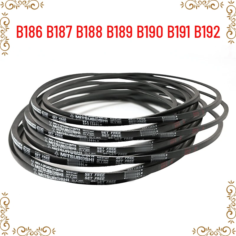 

1PCS Japanese V-belt transmission belt industrial belt B-belt B186 B187 B188 B189 B190 B191 B192