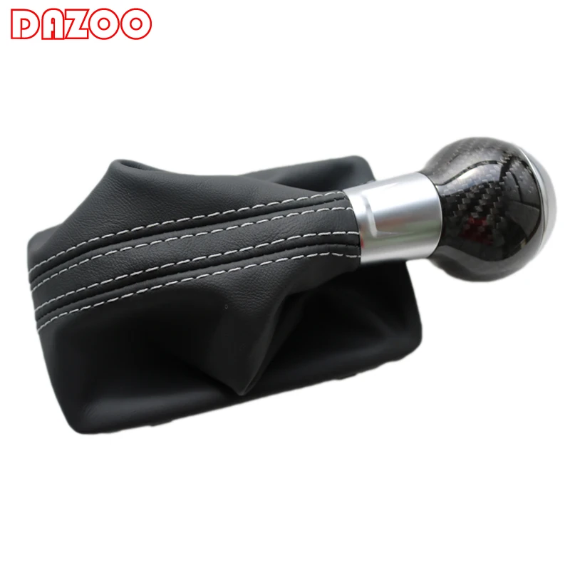 

Gear Shift Knob Lever Cover Sport Genuine Leather With S3 Logo FOR AUDI A3 S3 A4L S4 A5 A6L A7 Q3 Q5 8UD713139 8UD 713 139