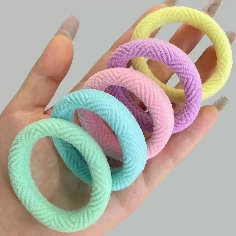 Einfaches, Hochelastisches, Nahtloses Haargummi, Verdicktes Gummiband, Damen-Haaraccessoire, Langlebiger Hoher Pferdeschwanz-Scrunchie – Detail 6