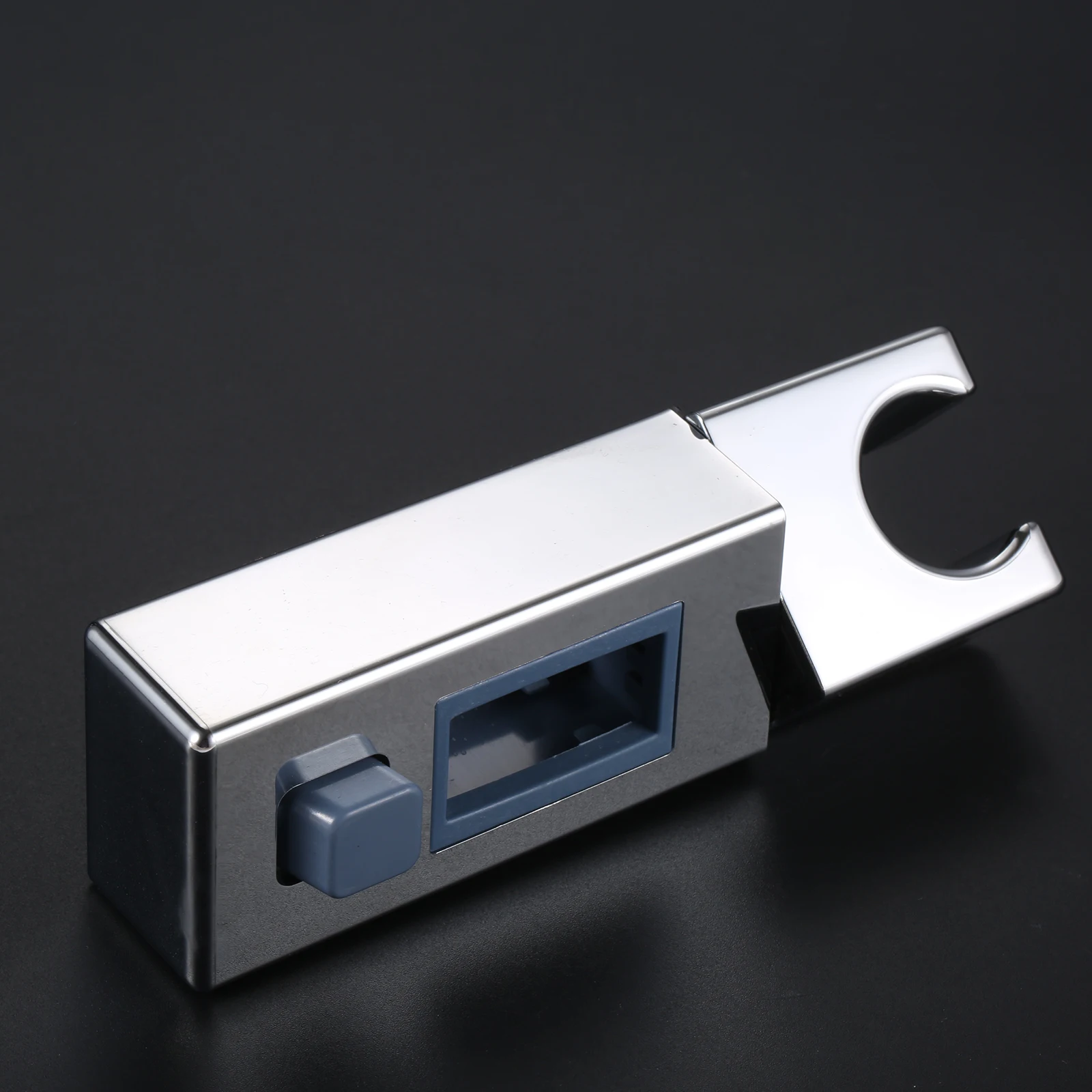 Supporto Per Soffione Doccia Scorrevole In ABS Cromato - Regolabile In Altezza Per Barra 30x15 Mm, Ricambio Bagno - 2