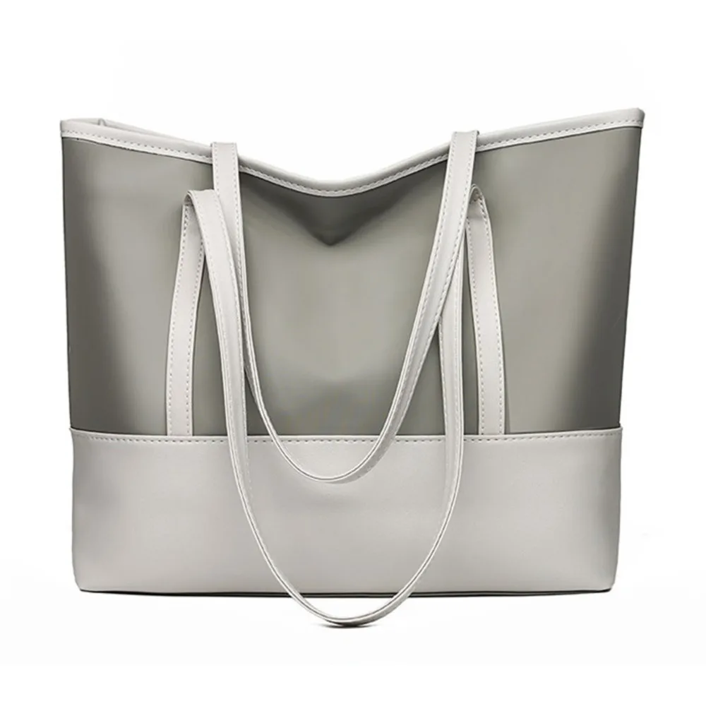 Dam 2024 Moderiktig Canvas Axelväska Minimalistisk Oxford Buttot Vattentät Stor Kapacitet Mammaväska_voghion.com