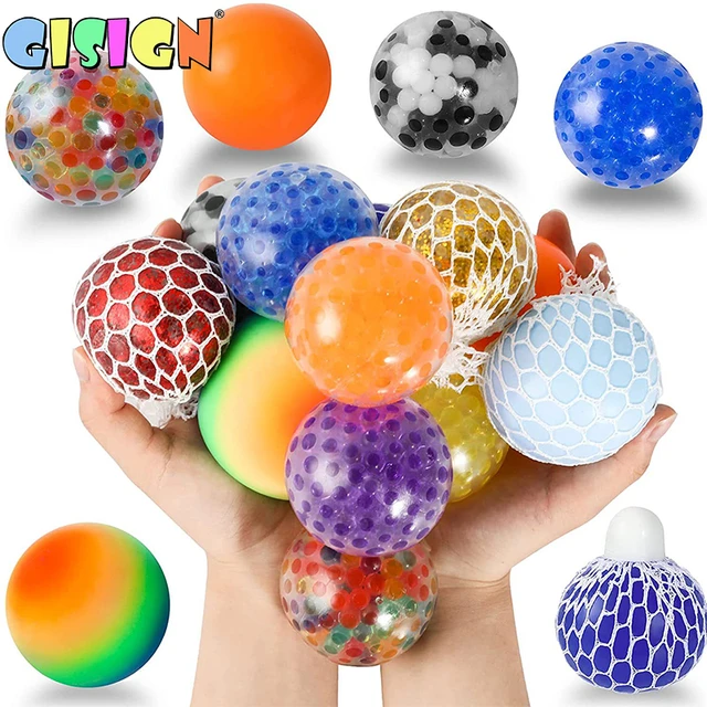 Boule anti-Stress colorée, anti-Stress, balles à presser pour enfants,  adultes, pression de la main, Fidget Toy, Squishy, nouvelle collection -  AliExpress