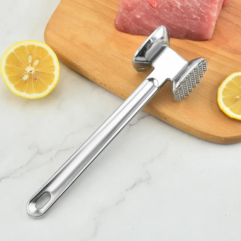 Aluminum Alloy Meat Hammer Loose Tenderizers Pounders Knock-sided For Steak Pork Portable Household Kitchen Steak Pork Tools