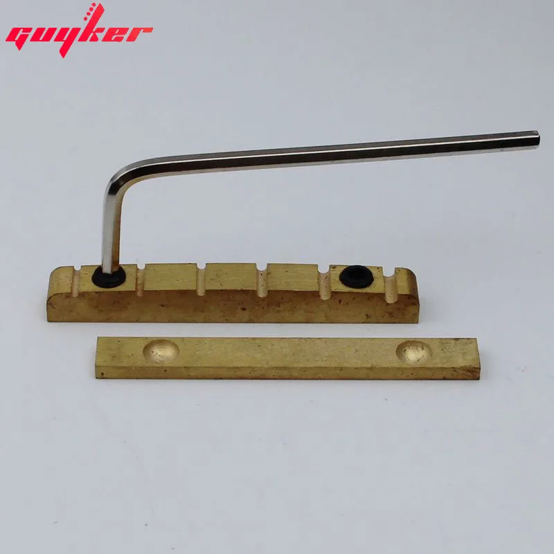 Adjustable Bell Brass Nut Guitar Brass Bridge Nut 5*43mm Split