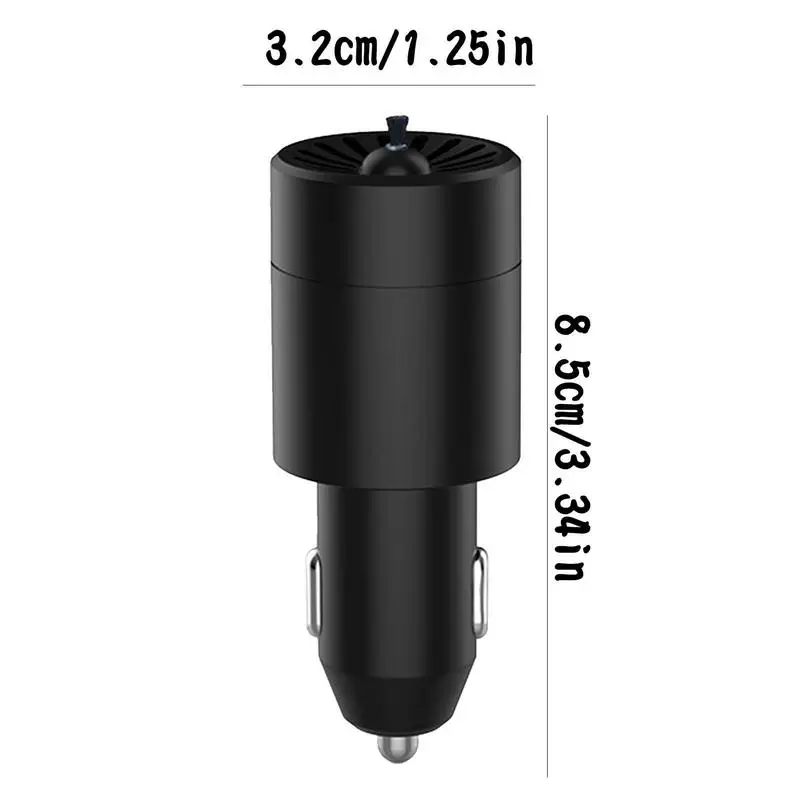 Mini Car Air Purifier 12V Negative Lon Deodorization Cigarette Lighter Portable Traveling Formaldehyde Removing Air Fresheners air freshener,air purifier