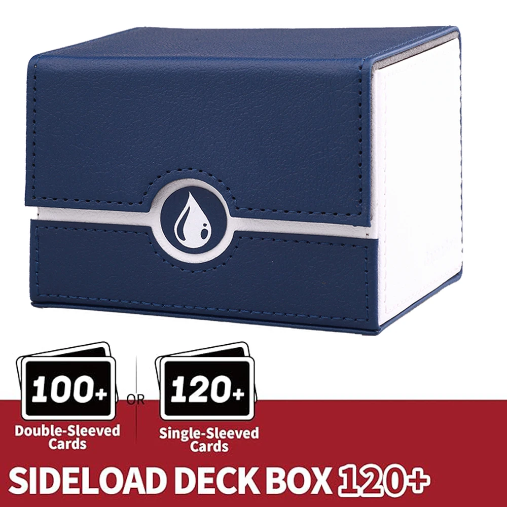 Deck Card Case Game Ptcg 100 + Card Deck Case Storage Box Mtg Board Toy Game Collection Cards Organizer Card Deck Box Gift