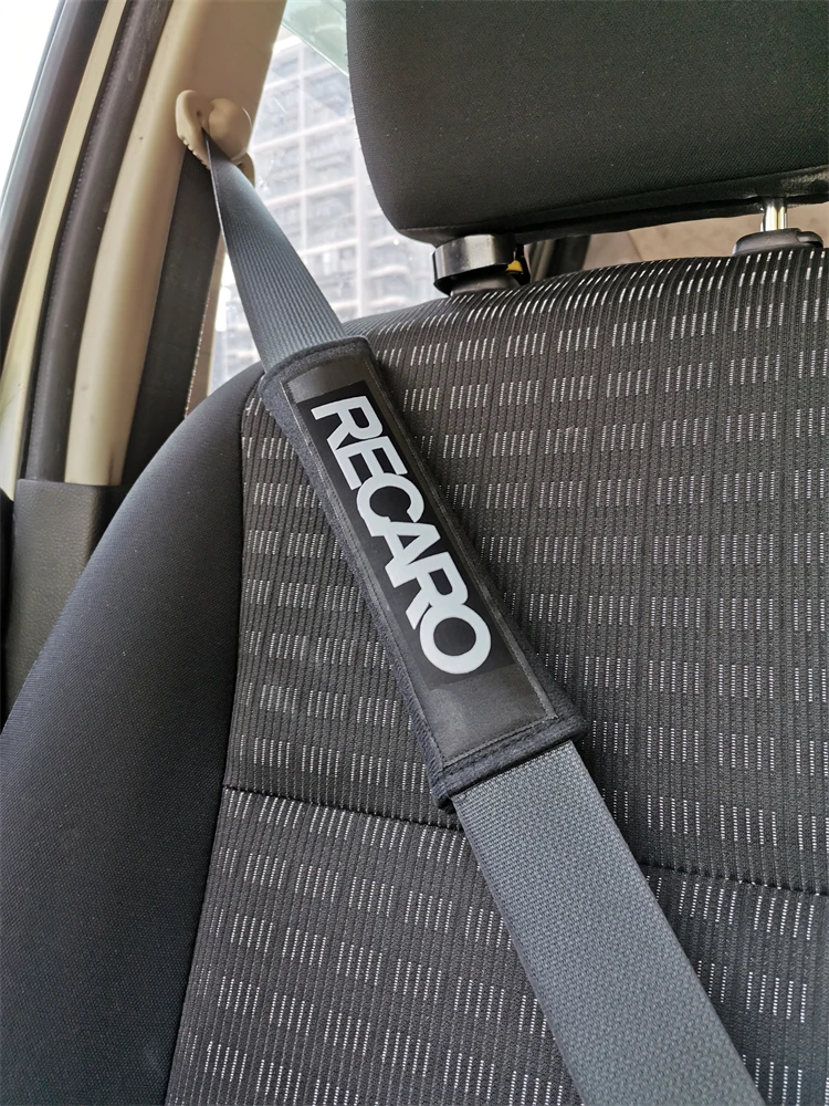 Copertura Della Cintura Di Sicurezza Dell'Auto Jdm Spalline Tuning Decorazioni Per Recaro Subaru Bmw Mini Audi Skoda Auto Interni Gadget Accessori