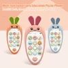 Multifunctional Simulation Phone Kids Infant Early Educational Toy  Music Sound Telephone Sleeping Toys with Teether Kids Gifts 4