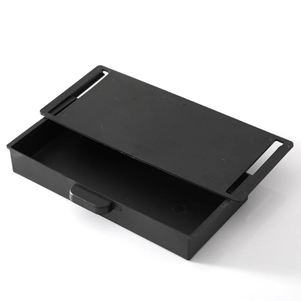 Description Picture 4 of itemSelf Stick Pencil Tray Desk Table Storage Drawer Organizer Box Under Desk Stand Self-adhesive Under-drawer Storage Sundry Boxes