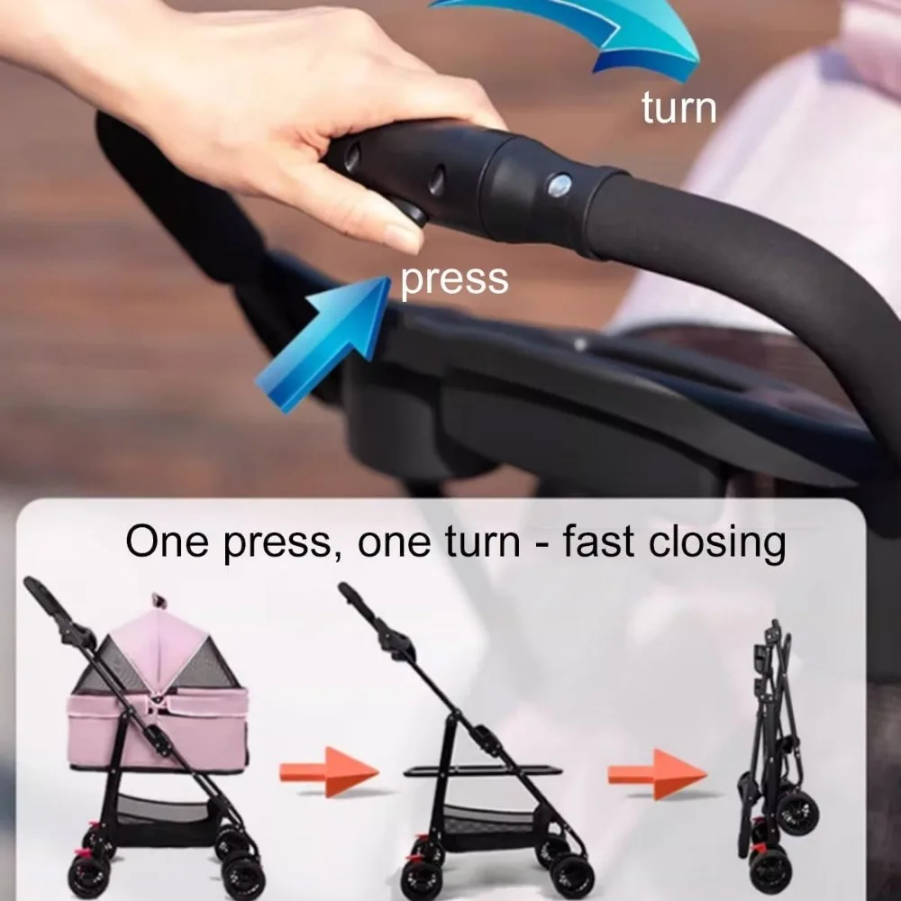 Convenient and Portable Dog Stroller