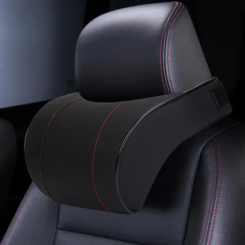 Car Seat Cushions For Driving Car Pillow For Driving Seat Neck Pillow For  Car Leather Cover With Adjustable Strap - AliExpress